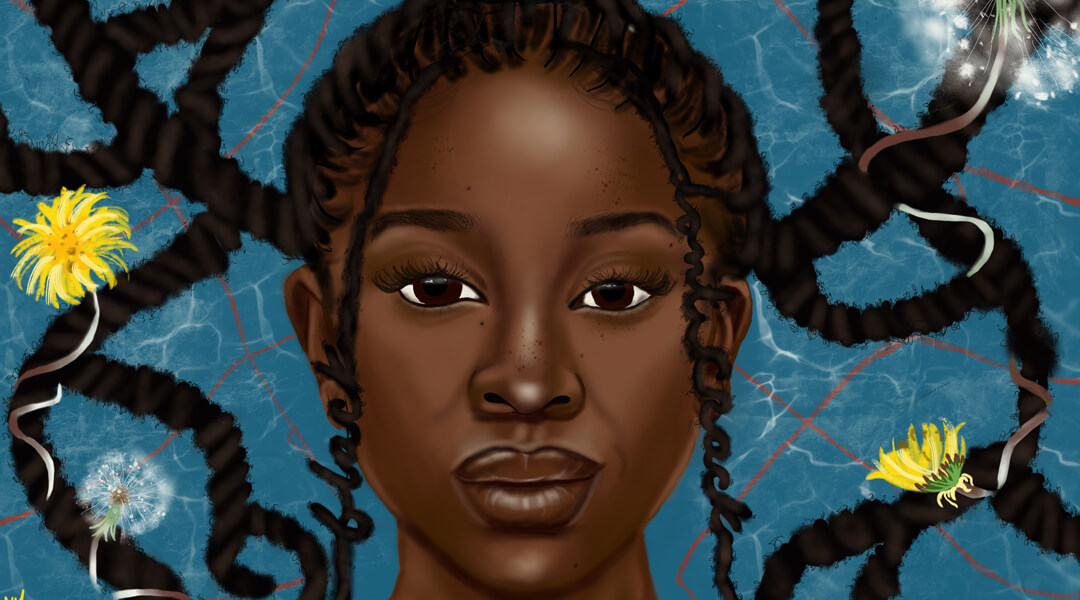 Artwork by Ashanté Josey for Black History Month 2023.