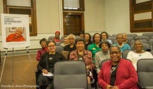 Aurora Reading Club in Homewood Auditorium for Vivian Hewitt celebration.