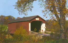 Bridge with a roof - a covered bridge